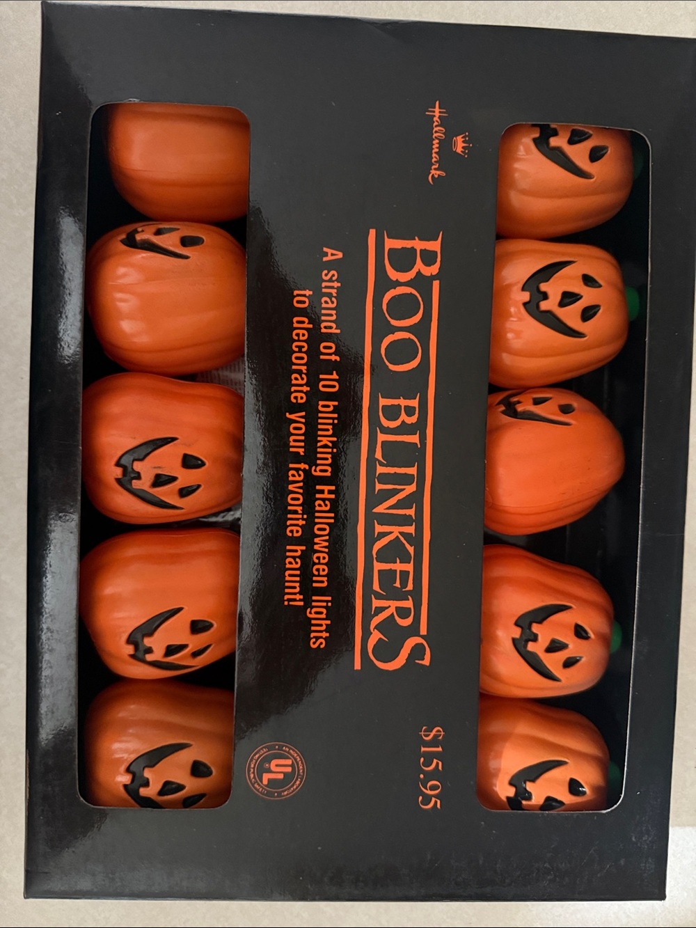 Hallmark boo blinkers
